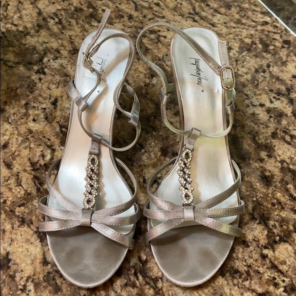 Silver dressy heels!